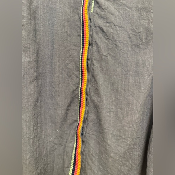 Boden Women’s Multi Color Blue Long Sleeve Shirt Size 8 - Picture 4 of 5